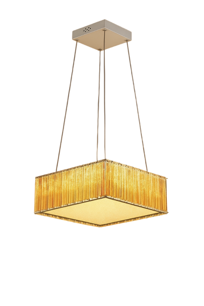 ADWAIT Dimmable Gold Crystal Chandelier (400mm)